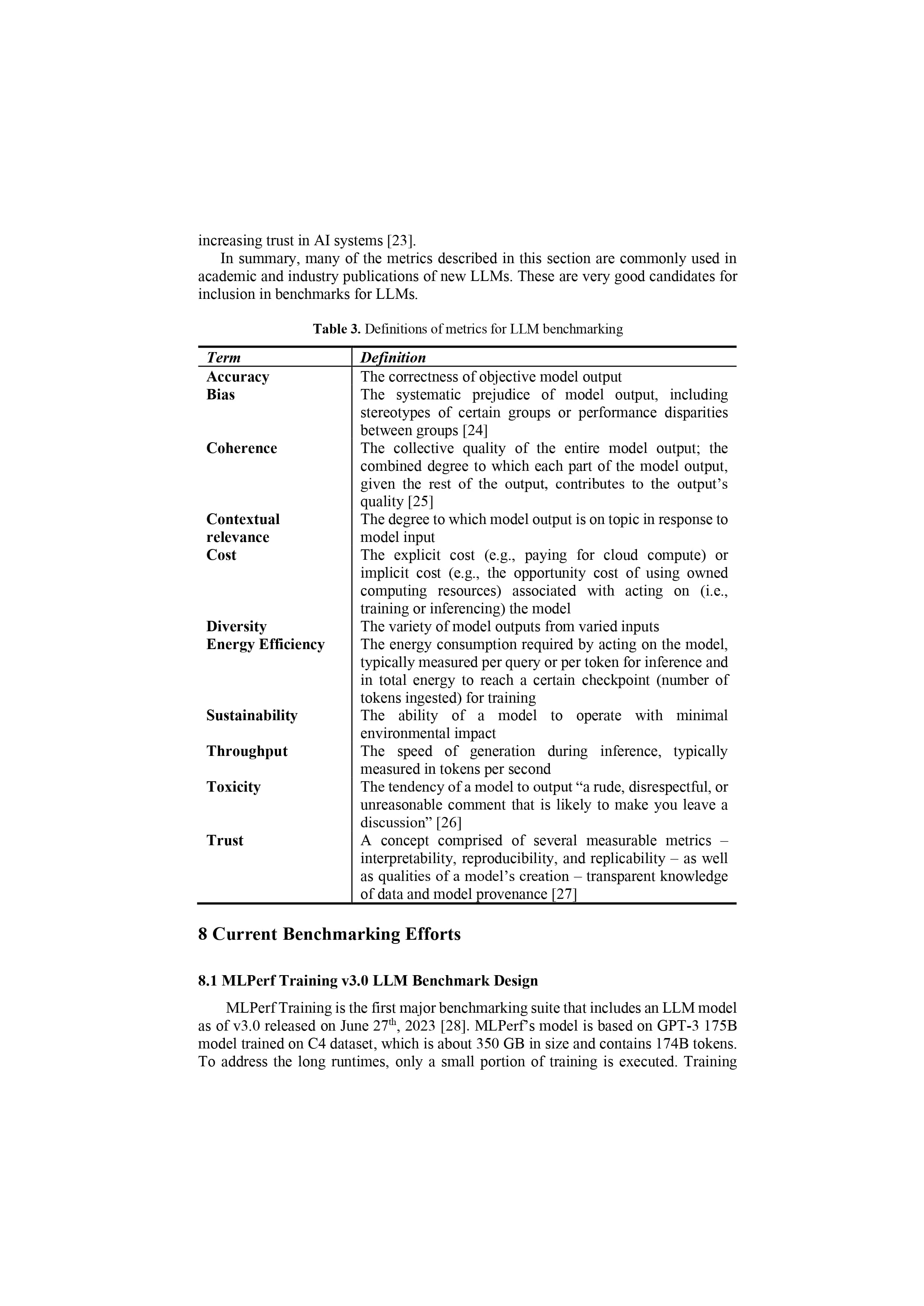 Benchmarking Large Language Models: Opportunities and Challenges